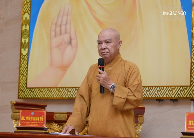 Hòa thượng Thích Nhật Hỷ thông tin về chương trình thuyết giảng Hòa thượng Thích Nhật Hỷ thông tin về chương trình thuyết giảng