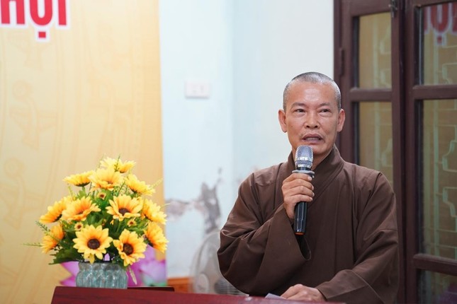 Thượng tọa Thích Đạo Phong triển khai công văn số 80/CV-BTS của Ban Trị sự GHPGVN TP.Hà Nội