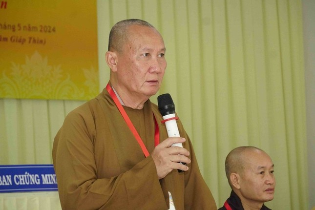 Thượng tọa Thích Phước Nghiêm phát biểu khai mạc Thượng tọa Thích Phước Nghiêm phát biểu khai mạc