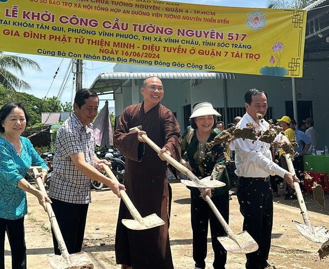 Khởi công cây cầu Tường Nguyên 517 - Ảnh: TN