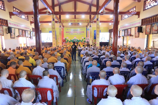 Quang cảnh lễ khai giảng khóa Bồi dưỡng trụ trì và Hành chính Giáo hội Quang cảnh lễ khai giảng khóa Bồi dưỡng trụ trì và Hành chính Giáo hội