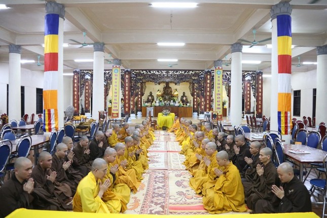 Trường hạ Trúc Lâm Thiên Trường cung đón 121 hành giả về an cư tập trung
