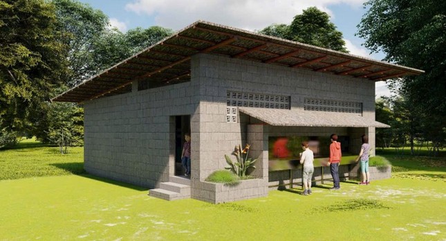 Phối cảnh dự án nhà vệ sinh công cộng Phối cảnh dự án nhà vệ sinh công cộng