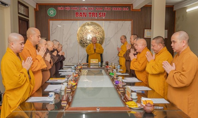 Ban Thường trực Ban Trị sự GHPGVN tỉnh tổ chức buổi lễ công bố, trao các quyết định bổ nhiệm trụ trì và kiêm nhiệm trụ trì 7 tự viện trên địa bàn tỉnh