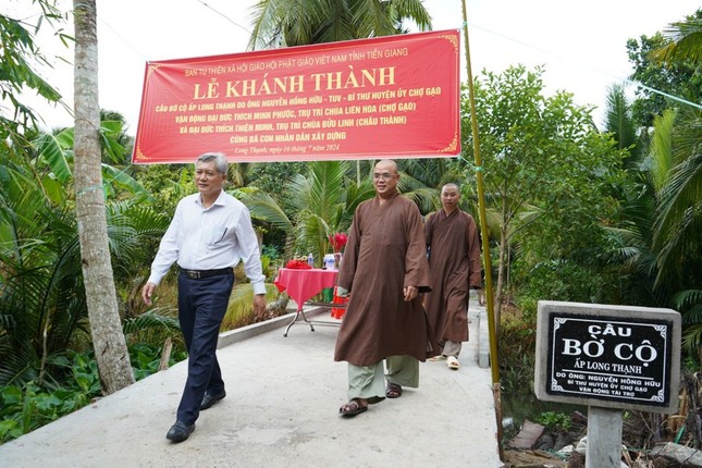 Cầu bê-tông Bờ Cộ được đưa vào sử dụng tại địa phương