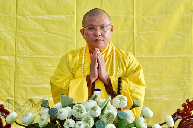 Thượng toạ Thích Quảng Cao quang lâm chứng minh khóa tu và khuyến tấn tu sinh tu tập