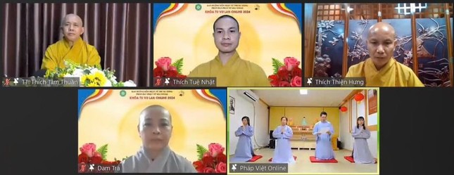 Đại đức Thích Tuệ Nhật chủ trì khai mạc khóa tu Vu lan online năm 2024 Đại đức Thích Tuệ Nhật chủ trì khai mạc khóa tu Vu lan online năm 2024