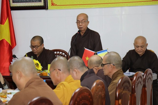 Hòa thượng Thích Nhựt Tấn phát biểu đúc kết Hòa thượng Thích Nhựt Tấn phát biểu đúc kết