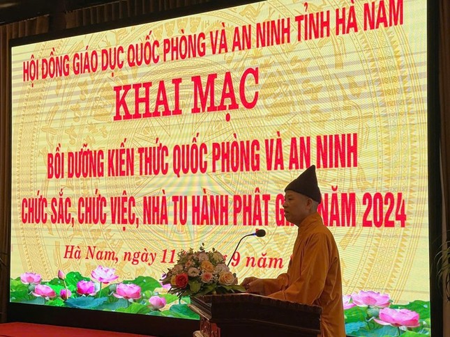 Hòa thượng Thích Thanh Quyết phát biểu Hòa thượng Thích Thanh Quyết phát biểu