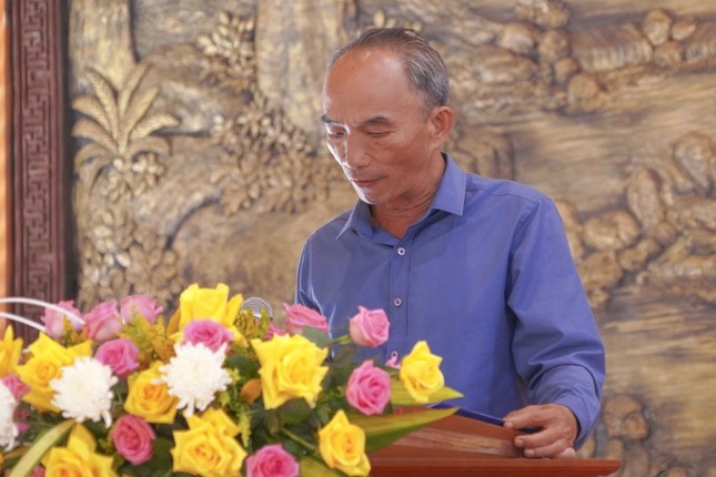 Đại diện các cấp chính quyền, ông Nguyễn Phú Nghĩ phát biểu Đại diện các cấp chính quyền, ông Nguyễn Phú Nghĩ phát biểu