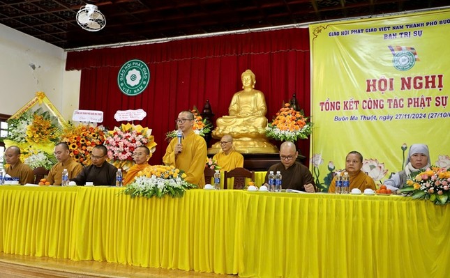 Chư tôn đức chứng minh, tham dự hội nghị tổng kết