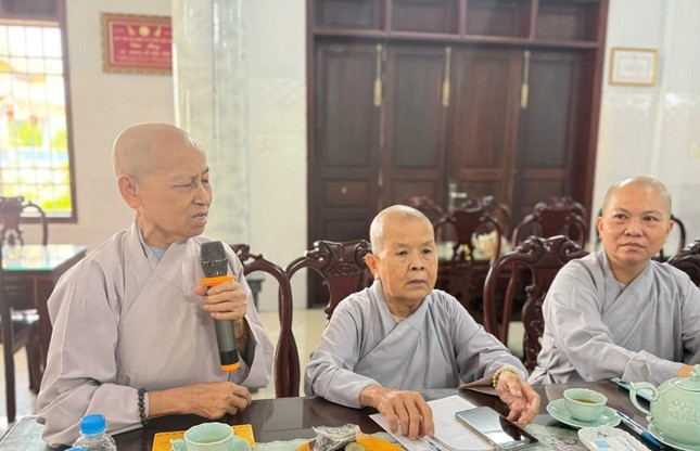 Ni trưởng Thích nữ Như Đán phát biểu khai mạc