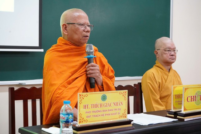 Hòa thượng Thích Giác Nhân phát biểu đúc kết Hòa thượng Thích Giác Nhân phát biểu đúc kết