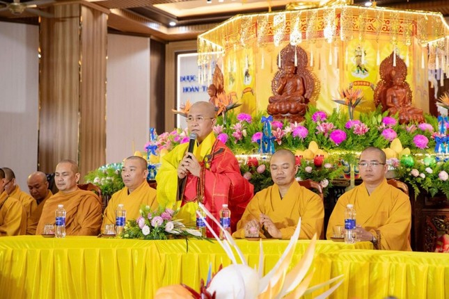 Thượng tọa Thích Quảng Hiền ban đạo từ Thượng tọa Thích Quảng Hiền ban đạo từ