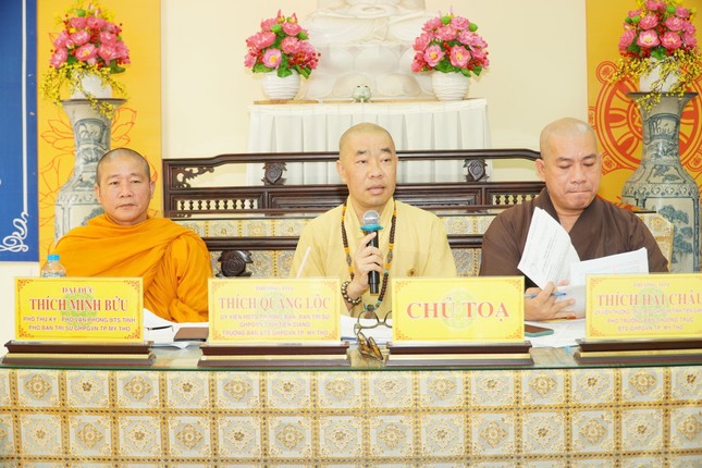 Thượng tọa Thích Quảng Lộc phát biểu chỉ đạo