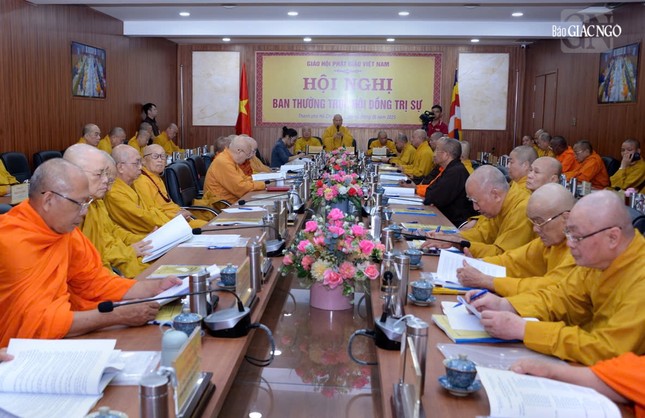Quang cảnh Hội nghị Ban Thường trực Hội đồng Trị sự kỳ 5, khóa IX GHPGVN Quang cảnh Hội nghị Ban Thường trực Hội đồng Trị sự kỳ 5, khóa IX GHPGVN