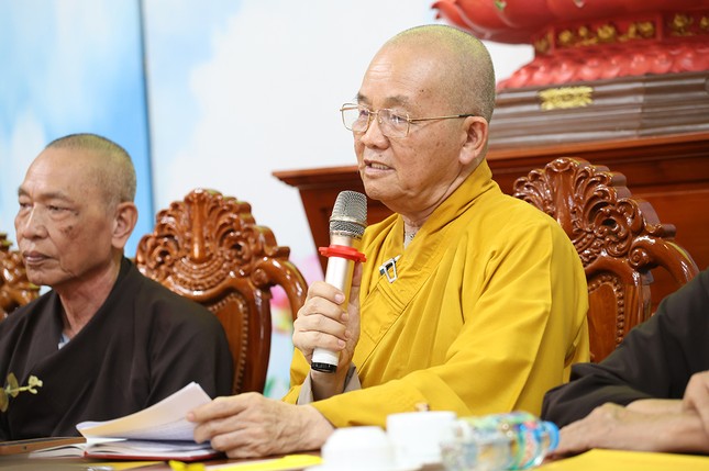 Hòa thượng Thích Minh Thiện phát biểu chỉ đạo Hòa thượng Thích Minh Thiện phát biểu chỉ đạo