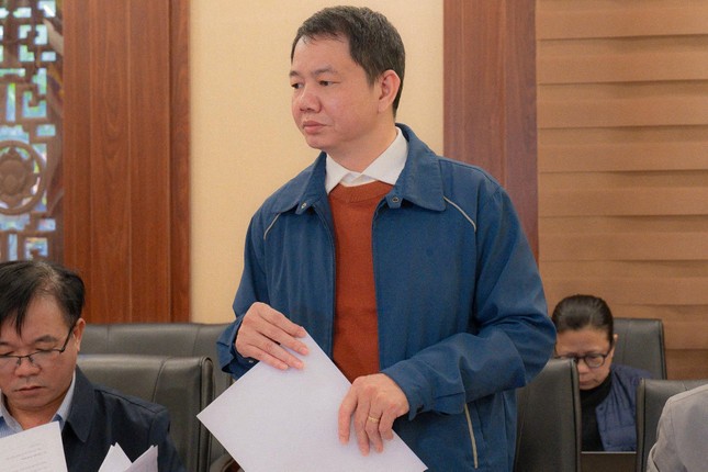 Ông Cát Ngọc Trình phát biểu tại buổi làm việc Ông Cát Ngọc Trình phát biểu tại buổi làm việc