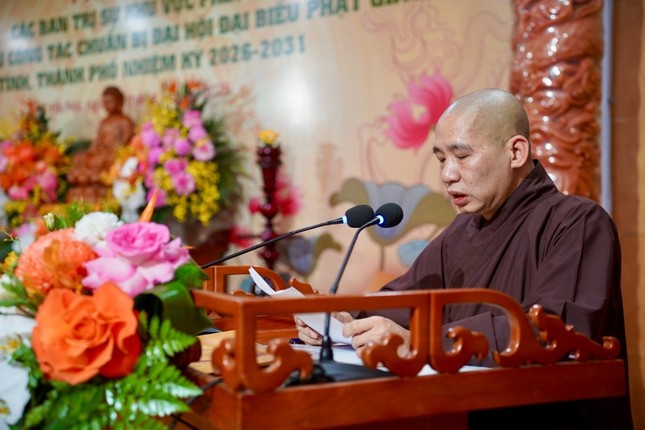 Thượng tọa Thích Thanh Tuấn triển khai các nội dung và hướng dẫn thực hiện Thông tư 451/HĐTS