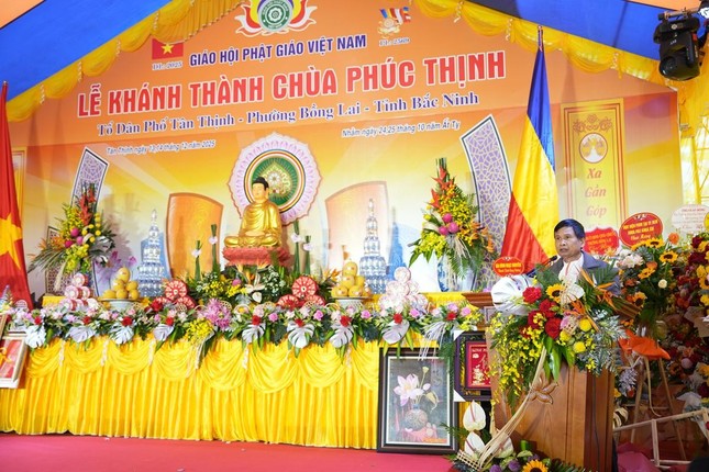 Ông Nguyễn Khắc Phụng nhấn mạnh vai trò quan trọng của chùa Phúc Thịnh Ông Nguyễn Khắc Phụng nhấn mạnh vai trò quan trọng của chùa Phúc Thịnh