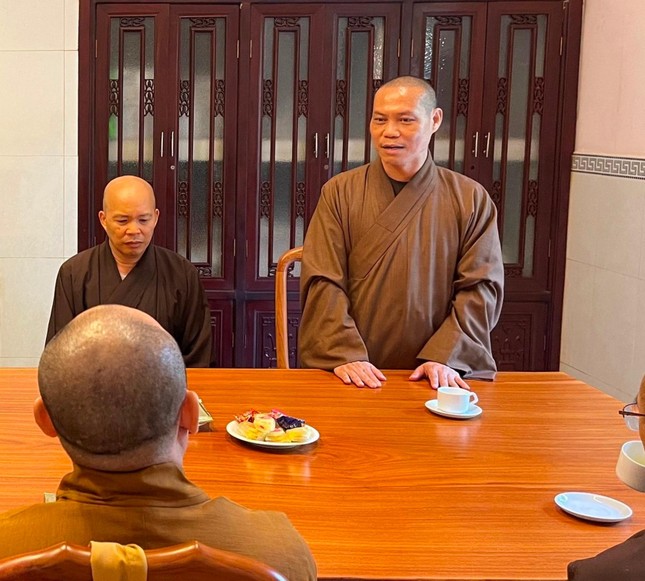 Thượng tọa Thích Trí Chơn phát biểu