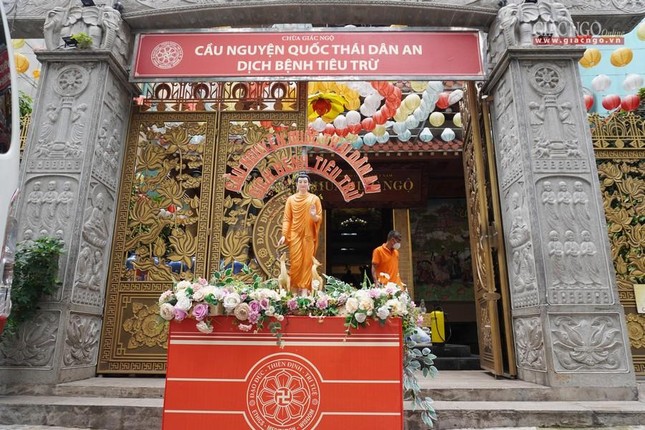 Chùa Giác Ngộ (quận 10) thông báo mở cửa lại từ ngày 1-10