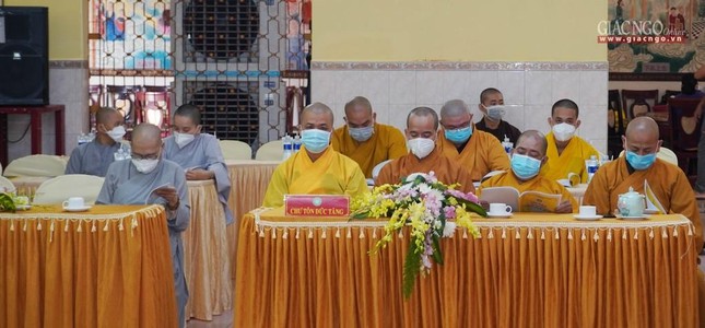 Chư tôn đức Phật giáo quận 8 tham dự phiên trù bị