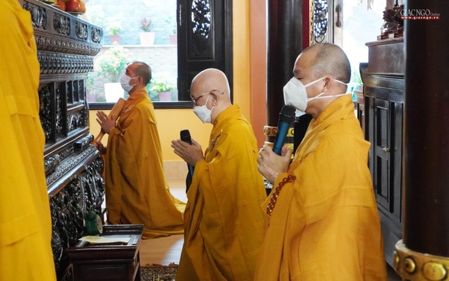 Hòa thượng Thích Tịnh Thành sám chủ khóa lễ Hòa thượng Thích Tịnh Thành sám chủ khóa lễ