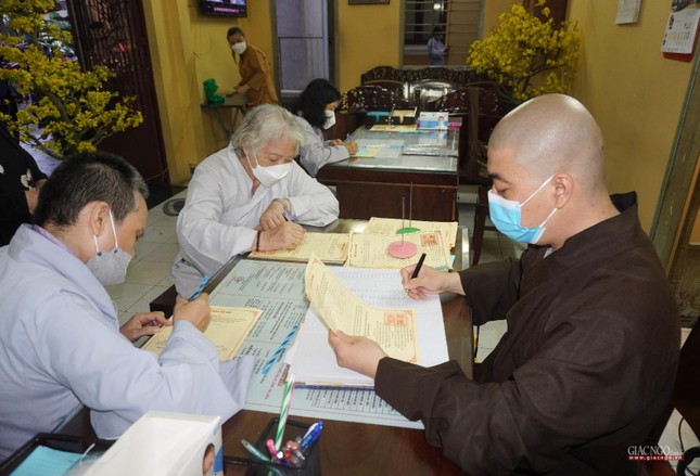 Ghi sớ cầu an đầu năm