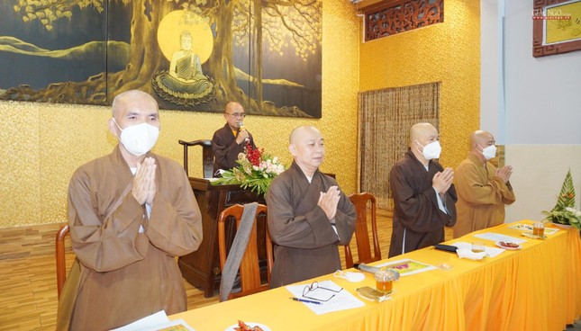 Hòa thượng Thích Trí Anh, Chứng minh Ban Trị sự GHPGVN quận 12 chứng minh buổi họp Hòa thượng Thích Trí Anh, Chứng minh Ban Trị sự GHPGVN quận 12 chứng minh buổi họp