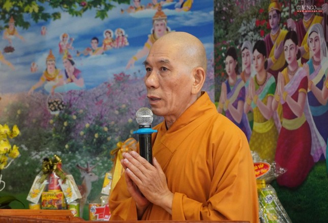 Thượng tọa Thích Giác Trí phát biểu khai khóa An cư Kiết hạ Phật lịch 2566 Thượng tọa Thích Giác Trí phát biểu khai khóa An cư Kiết hạ Phật lịch 2566
