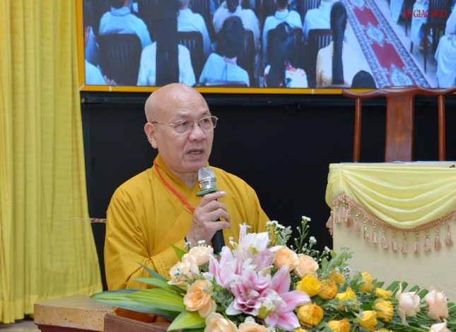Hòa thượng Thích Quảng Tùng phát biểu khai mạc