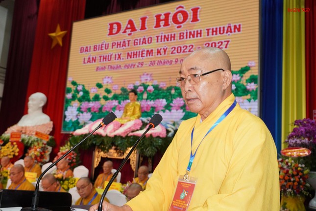 Hòa thượng Thích Minh Nhật phát biểu khai mạc