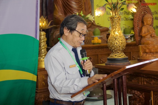 Huynh trưởng Thị Cư phát biểu khai mạc