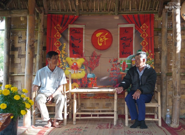 Một không gian nhà tranh truyền thống