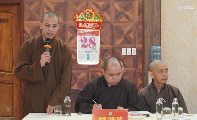 Đại đức Chánh Thư ký báo cáo Phật sự quý I-2023 Đại đức Chánh Thư ký báo cáo Phật sự quý I-2023