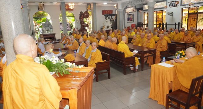 Sau lễ khai giảng là lễ đối thú An cư kiết hạ Phật lịch 2567 Sau lễ khai giảng là lễ đối thú An cư kiết hạ Phật lịch 2567