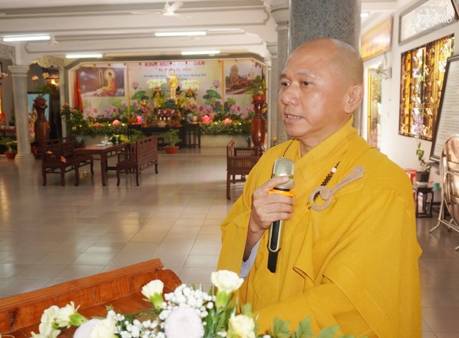 Thượng tọa Thích Tắc Bạch, Phó Thường trực Ban Trị sự GHPGVN Q.Gò Vấp thông tin thêm về An cư kiết hạ Thượng tọa Thích Tắc Bạch, Phó Thường trực Ban Trị sự GHPGVN Q.Gò Vấp thông tin thêm về An cư kiết hạ