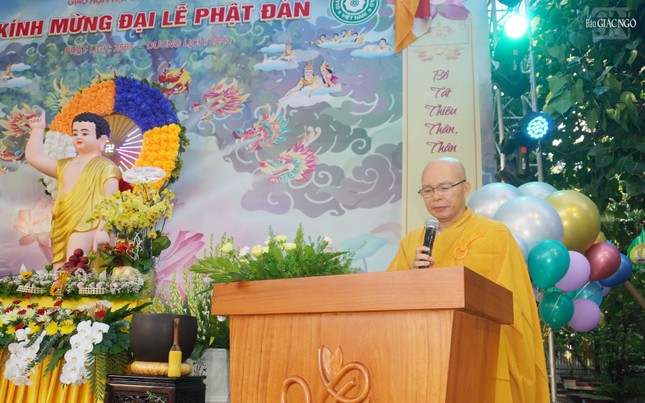 Thượng tọa Thích Trí Thường cung tuyên Diễn văn Phật đản Phật lịch 2567