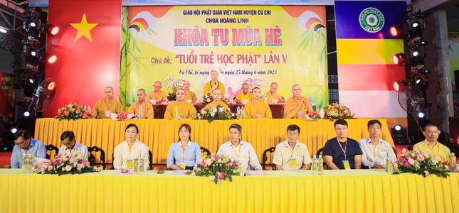 Thượng tọa Thích Quang Thạnh phát biểu chứng minh