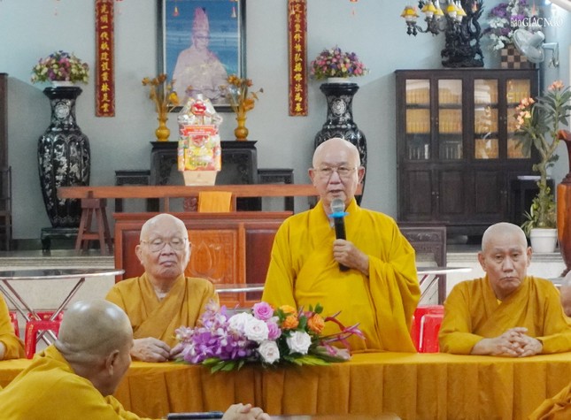 Hòa thượng Thích Tịnh Thành đạo từ trong buổi sinh hoạt Phật sự