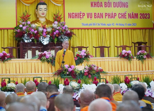 Hòa thượng Thích Thiện Thống triển khai Quy chế Ban Tăng sự T.Ư