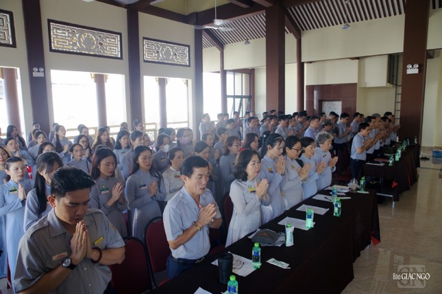 Phân ban Gia đình Phật tử TP.HCM tổng kết công tác Phật sự năm 2023 tại chùa Thiên Chánh Phân ban Gia đình Phật tử TP.HCM tổng kết công tác Phật sự năm 2023 tại chùa Thiên Chánh