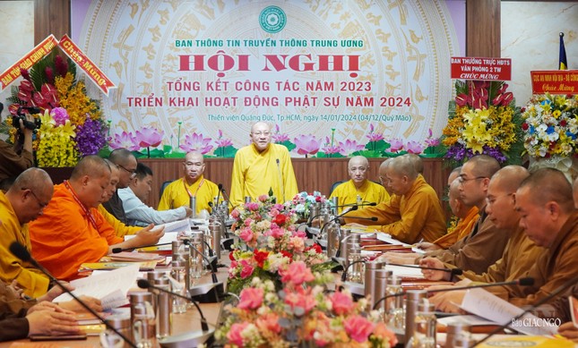 Hòa thượng Thích Gia Quang phát biểu khai mạc