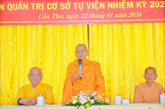 Hòa thượng Đào Như phát biểu chỉ đạo Hòa thượng Đào Như phát biểu chỉ đạo