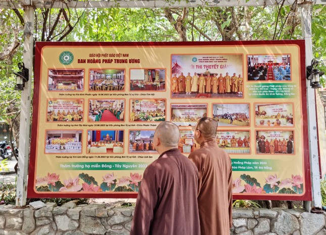 Các khâu chuẩn bị tại tu viện Khánh An sáng 4-4 đã cơ bản hoàn thiện