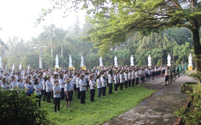 Cuối khóa trại có thi khảo sát, nếu trúng cách trại sinh được cấp chứng chỉ trúng cách - Ảnh: Như Danh