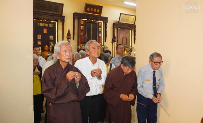 Ban Phật học chùa Phật Học Xá Lợi thành kính tưởng niệm cư sĩ Chánh Trí Mai Thọ Truyền