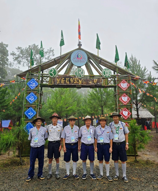 Gia đình Phật tử tỉnh Đắk Nông mang tên Nguyên Y - Ảnh: TT trại Lục Hòa III