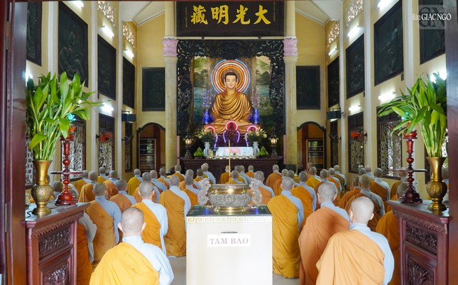 Khóa lễ tác pháp Tự tứ tại chùa Vĩnh Phước